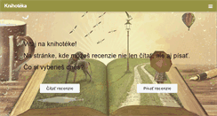 Desktop Screenshot of knihoteka.sk